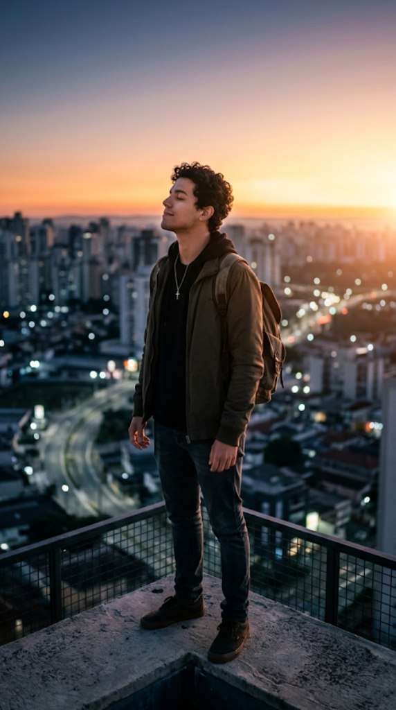 Ilustração sobre a melhor da vida com Jesus